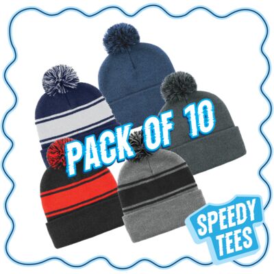 10 PACK for $160 - Pom Pom Beanie Thumbnail