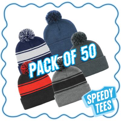 50 PACK for $700 - Pom Pom Beanie Thumbnail