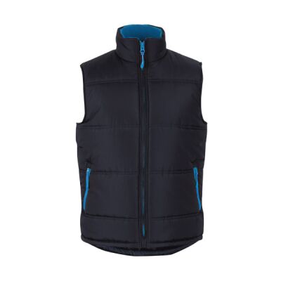 JB's Wear Puffer Contrast Vest Thumbnail