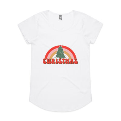 Womens Christmas Tree Tee Thumbnail