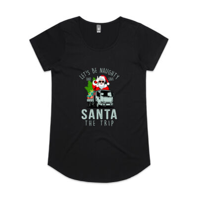 Womens 'Let's be naughty' Tee Thumbnail