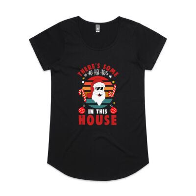 Womens 'There's some Ho Ho Ho's in this house' Tee Thumbnail