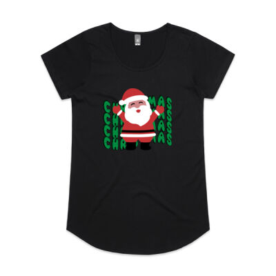 Womens Santa Tee Thumbnail