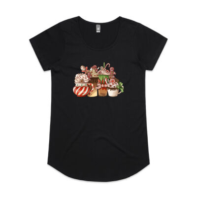 Womens Christmas Coffee Tee Thumbnail