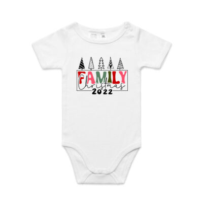 Baby 'Family Christmas 2022' Bodysuit Thumbnail