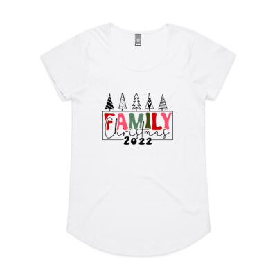 Womens 'Family Christmas 2022' Tee Thumbnail