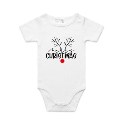 Baby Merry Christmas Bodysuit Thumbnail