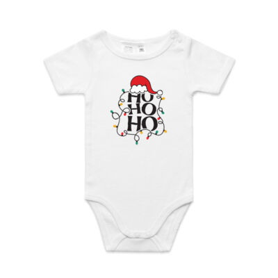 Baby Ho Ho Ho Lights Bodysuit Thumbnail