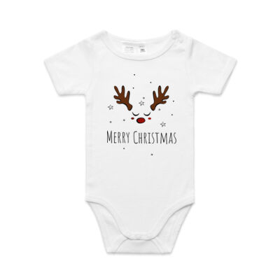 Baby Merry Christmas Bodysuit Thumbnail