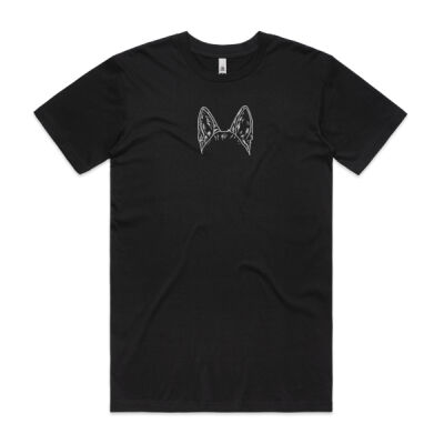 Unisex German Shepherd Ears Tee Thumbnail
