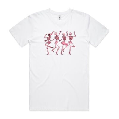 Pink Dancing Skeletons Tee Thumbnail