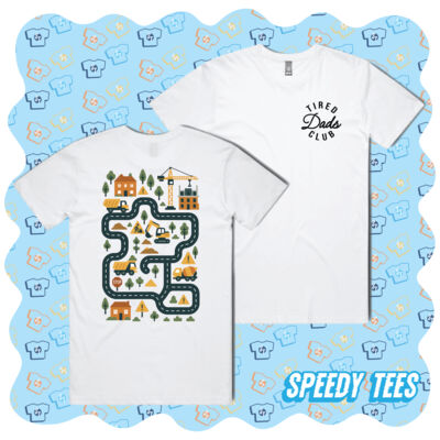 Race Track Back Massage Tee Thumbnail