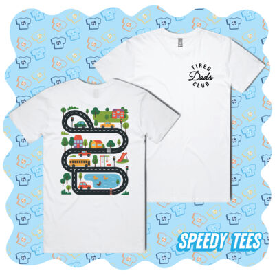 Race Track Back Massage Tee Thumbnail