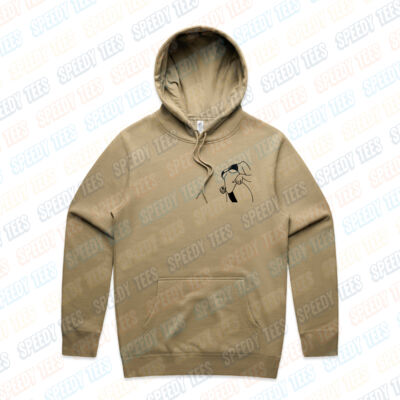 18+ Embroidered Hoodie - Single Colour Thread  Thumbnail