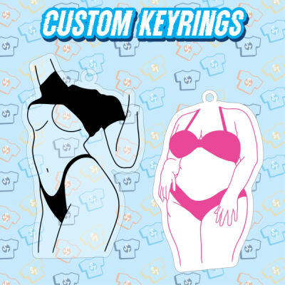 On My Own - 18+ Line Art Keychain Thumbnail